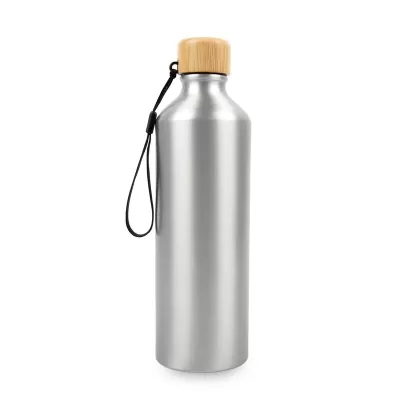 Gelato 750ml Bamboo Lid Aluminium Bottle with Bamboo Lid