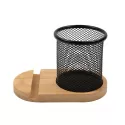 Pen Tidy Bamboo Phone Stand