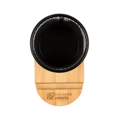 Pen Tidy Bamboo Phone Stand