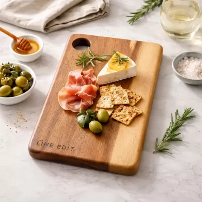The Line Edit Acacia Serving Board