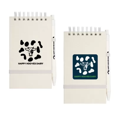 Milko Cardboard Notepad With Pen