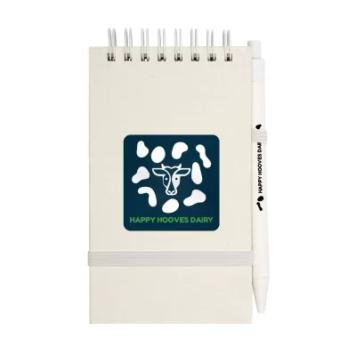 Milko Cardboard Notepad With Pen