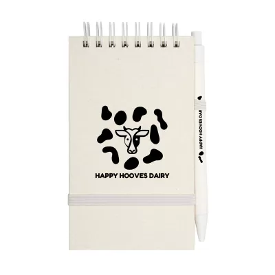 Milko Cardboard Notepad With Pen