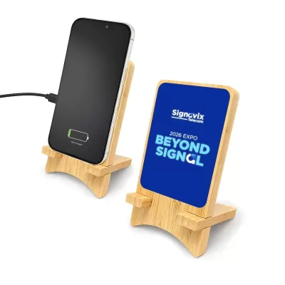 Oscar Illuminating Charging Bamboo Stand