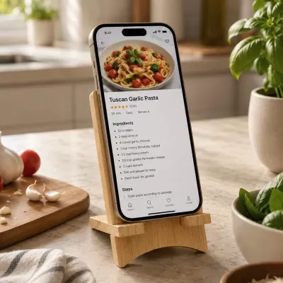 Oscar Illuminating Charging Bamboo Stand