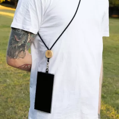 Shadow 53mm Bamboo Phone Neck Lanyard
