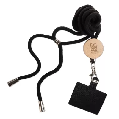 Shadow 53mm Bamboo Phone Neck Lanyard