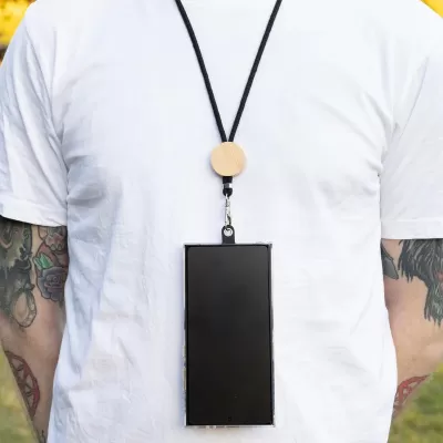 Shadow 53mm Bamboo Phone Neck Lanyard