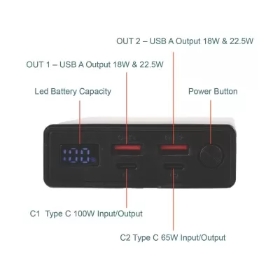 Ortega 20000mAh Power Bank