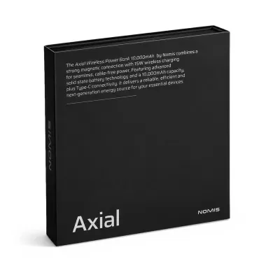Axial by Nomis Solid State 10000mAh Power Bank