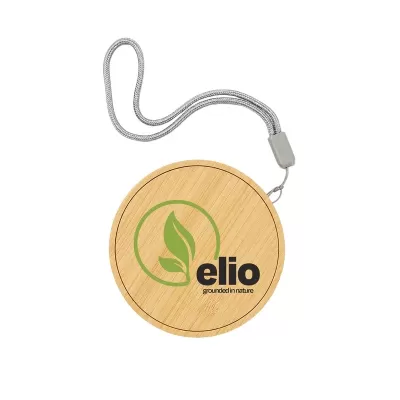 Reveal Circle Bamboo Wireless Charger Set