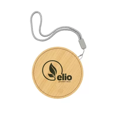 Reveal Circle Bamboo Wireless Charger Set