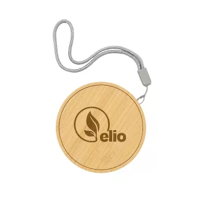 Reveal Circle Bamboo Wireless Charger Set