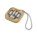 Reveal Square Bamboo Wireless Charger Set