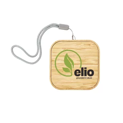 Reveal Square Bamboo Wireless Charger Set