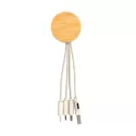 Sprite Round Bamboo Charging Cable