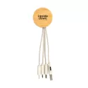 Sprite Round Bamboo Charging Cable