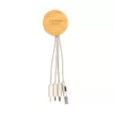 Sprite Round Bamboo Charging Cable