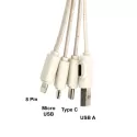 Sprite Square Bamboo Charging Cable
