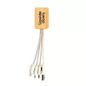 Sprite Square Bamboo Charging Cable