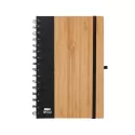 Pacifica Spiral A5 Bamboo Notebook