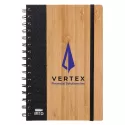 Pacifica Spiral A5 Bamboo Notebook