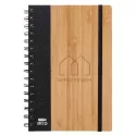 Pacifica Spiral A5 Bamboo Notebook