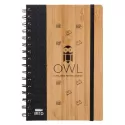 Pacifica Spiral A5 Bamboo Notebook