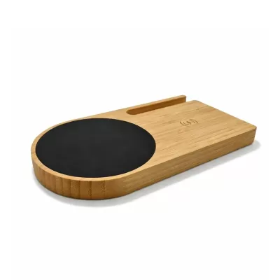 Warmer Bamboo Cup with Inductive Charger