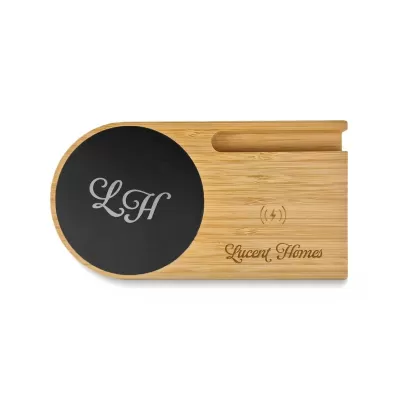 Warmer Bamboo Cup with Inductive Charger