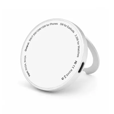 Puck Magnetic 15W Phone and Watch Charger with Stand