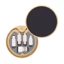 Reveal Inductive Circle Bamboo Charger Set
