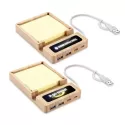 Lumos 15W Acrylic USB and Note USB Hub