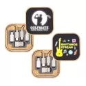 Reveal Inductive Square Bamboo Charger Set