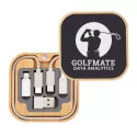 Reveal Inductive Square Bamboo Charger Set