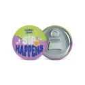 Button Steel Bottle Opener