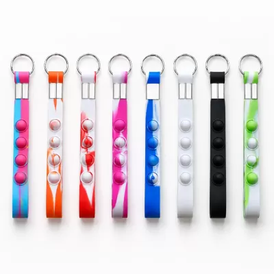 Popper Stress Reliever Keychain