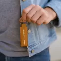 Amsterdam Recycled Leather Keyring