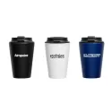 Pacino 350ml Flip Lid Recycled PP Double Wall Coffee Cup