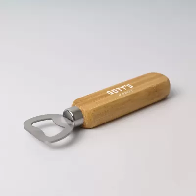 Bamboo Handle Bottle Opener