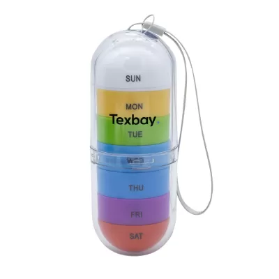 Rainbow Plastic Pill Tube