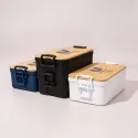 Double Stack Bamboo Lid RPP Lunch Box