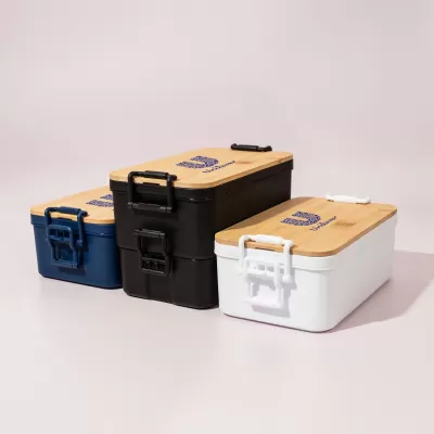Double Stack Bamboo Lid RPP Lunch Box
