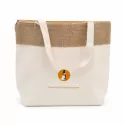 Brooke Jute and Cotton Cooler Bag