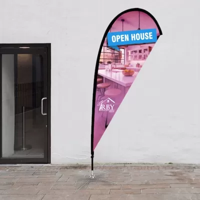 191 x 60cm Small Teardrop Flag Kit
