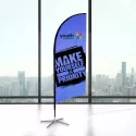 200 x 63cm Small Feather Flag Kit