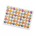 26mm Circle Sticker Sheet
