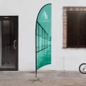 300 x 70cm Medium Feather Flag Kit