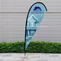 303 x 70cm Medium Teardrop Flag Kit