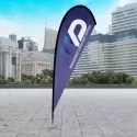391 x 82cm Large Teardrop Flag Kit
